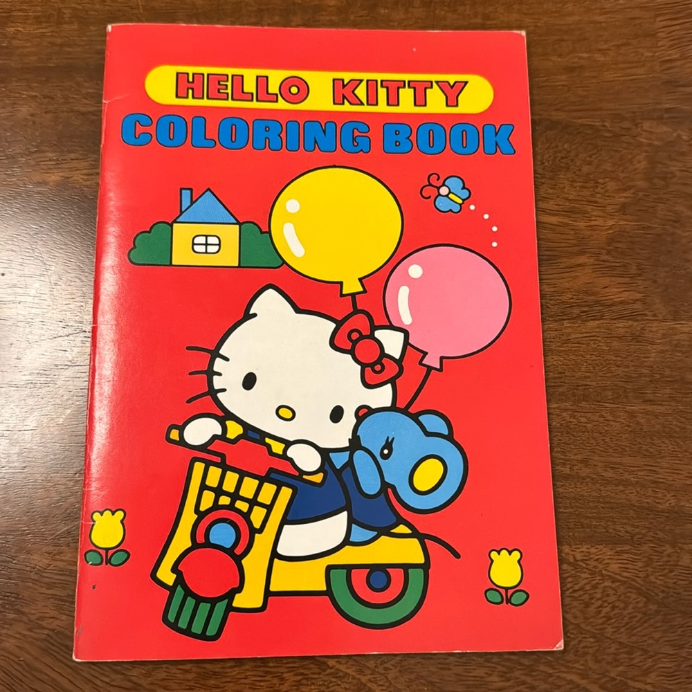 ⛱️2/$5⛱️Sale! COPY - Hello Kitty coloring book, 1981